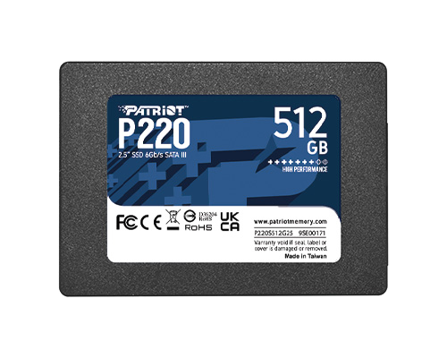 PATRIOT P220/ 512GB/ SSD/ 2.5