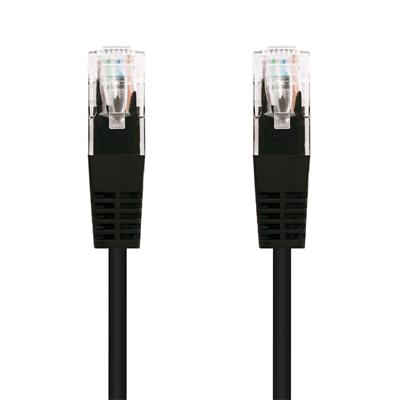 Kabel C-TECH patchcord Cat5e, UTP, černý, 0, 25m