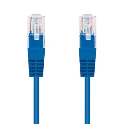 Kabel C-TECH patchcord Cat5e, UTP, modrý, 0, 25m