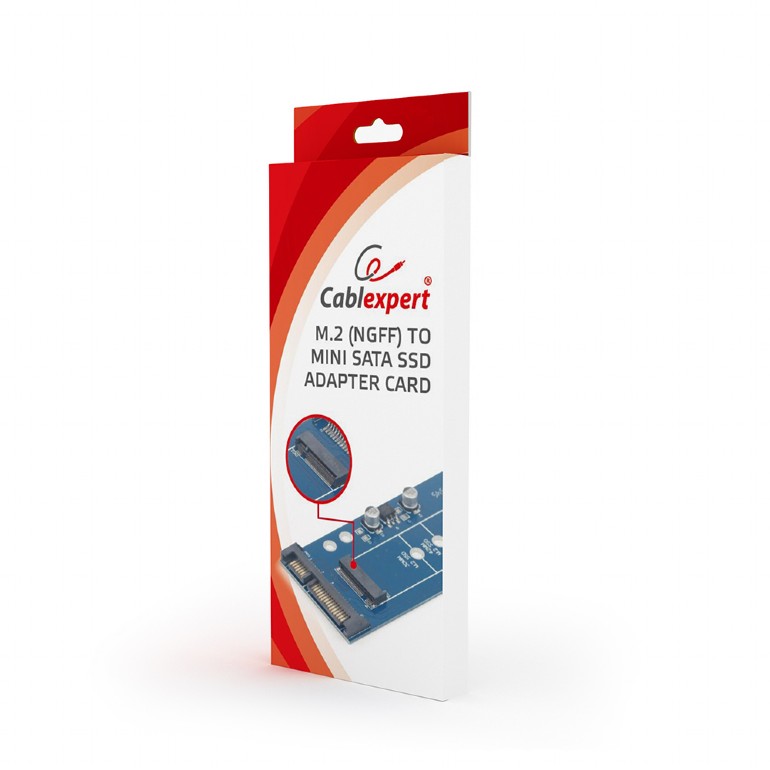 Gembird redukcia M.2 (NGFF) to Mini SATA 1.8" SSD adaptér 
