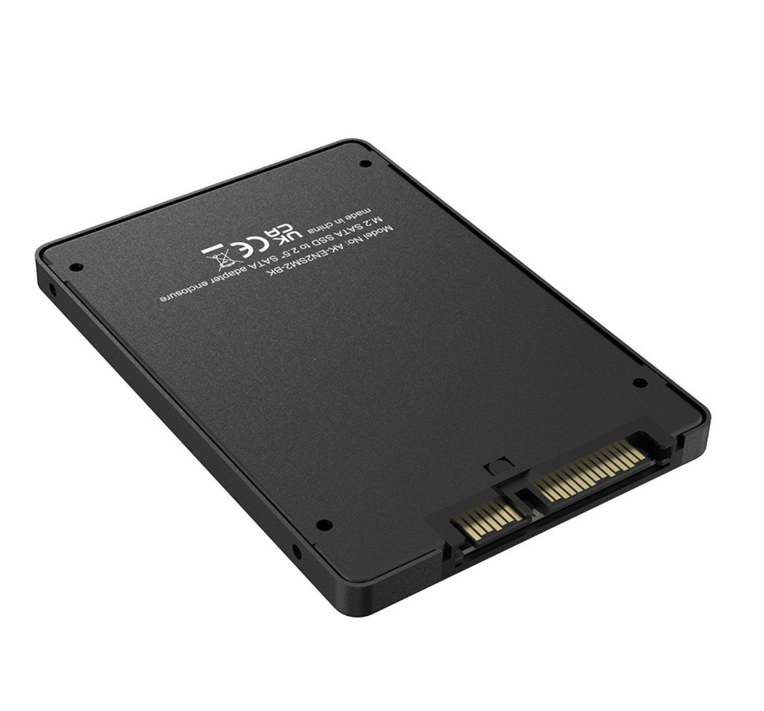 AKASA M.2 SATA SSD na 2.5" SATA kryt adaptéru 
