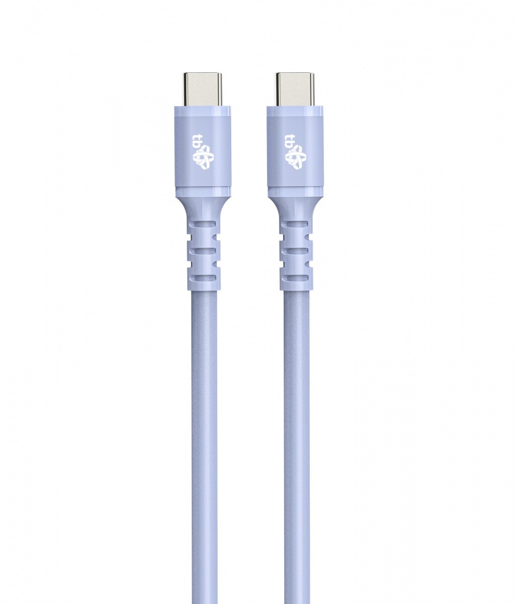 TB USB-C kabel fialový 60W 1m