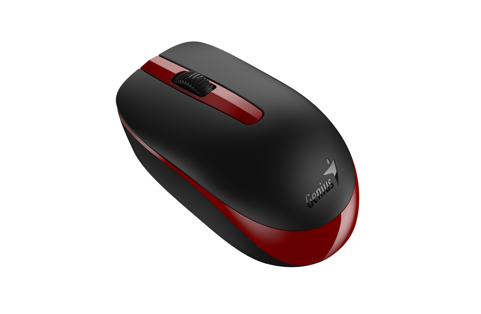 Genius NX-7007 II/ Kancelárska/ Blue Track/ Bezdrôtová USB/ Čierna-červená 