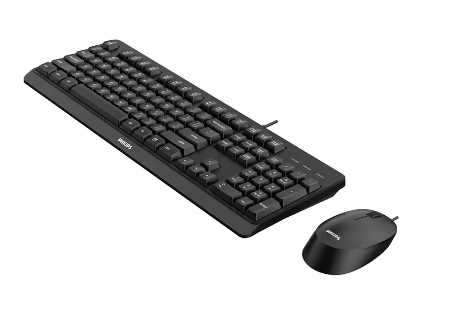 Philips klávesnica SPT6207BL - drôtová, US 