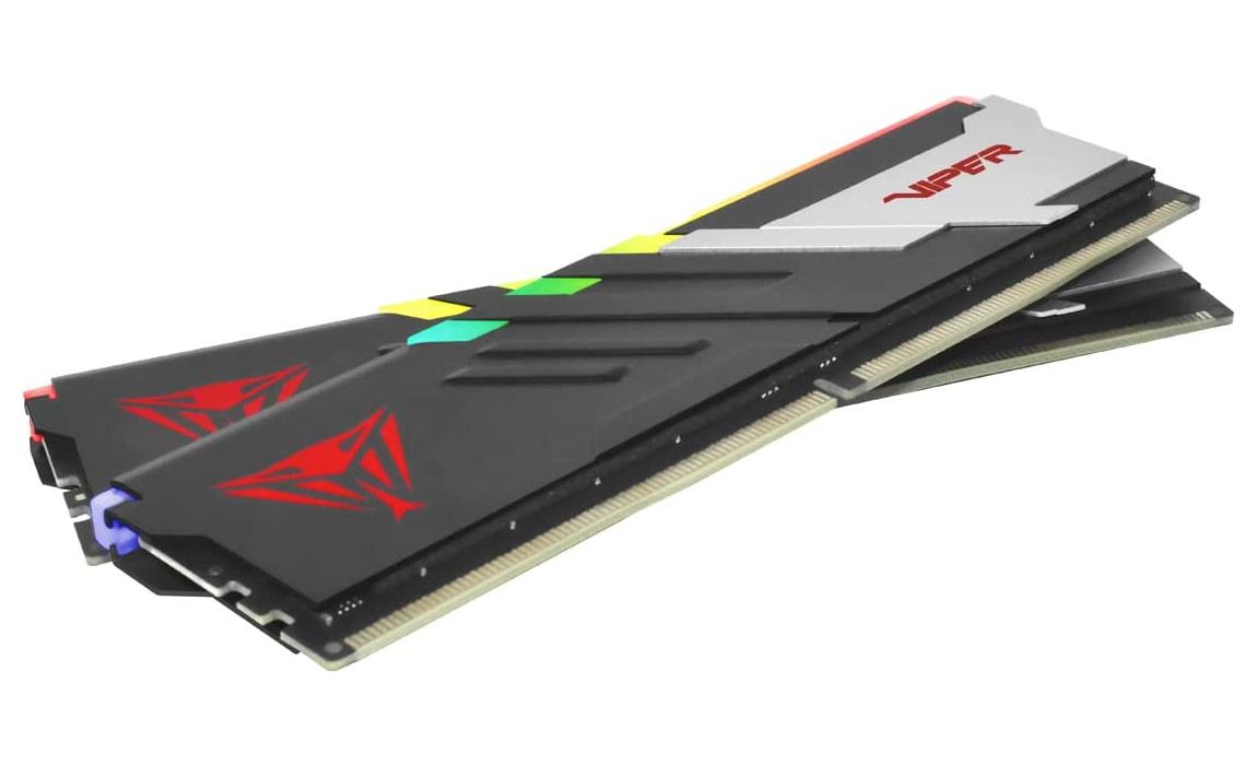 Patriot Viper Venom/ DDR5/ 32GB/ 5600MHz/ CL36/ 2x16GB/ RGB/ Black/ Silv 