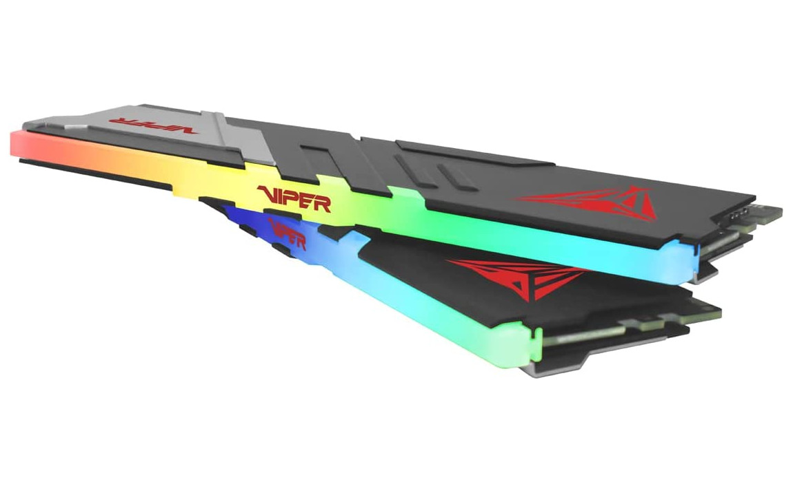 Patriot Viper Venom/ DDR5/ 32GB/ 5600MHz/ CL36/ 2x16GB/ RGB/ Black/ Silv 