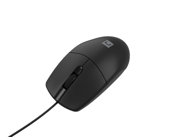 Natec optická myš RUFF 2/ 1 000 DPI/ Kancelárska/ Optická/ 1 000 DPI/ Drôtová USB/ Čierna 