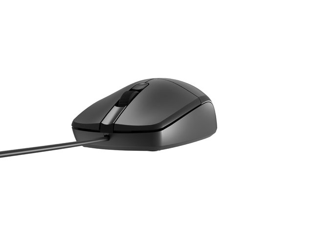 Natec optická myš RUFF 2/ 1 000 DPI/ Kancelárska/ Optická/ 1 000 DPI/ Drôtová USB/ Čierna 