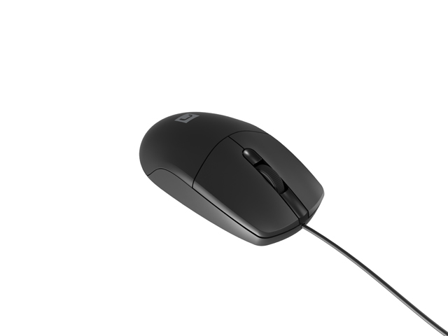 Natec optická myš RUFF 2/ 1 000 DPI/ Kancelárska/ Optická/ 1 000 DPI/ Drôtová USB/ Čierna 