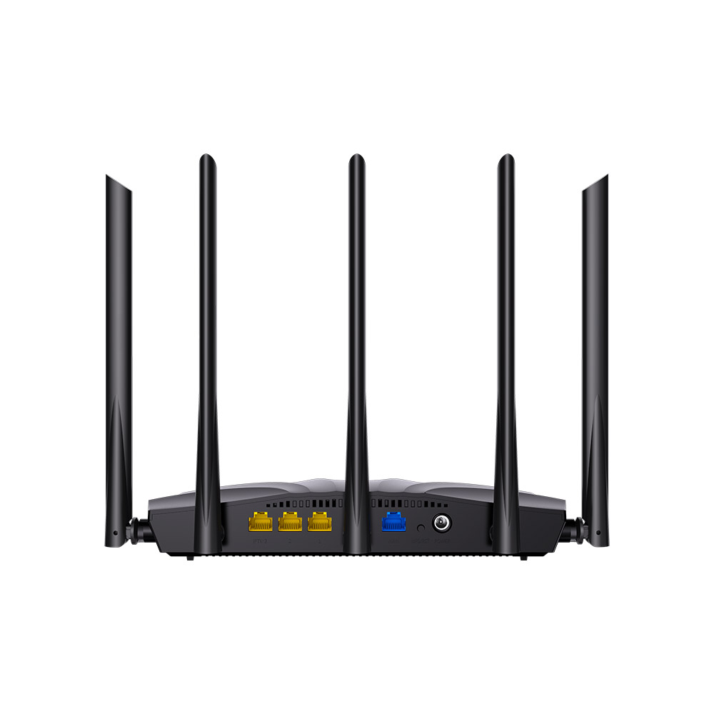 Tenda TX2 Pro AX1500 WiFi6 Router, 1x GWAN, 3x GLAN, IPv6, 5x 6dBi anténa, WPA3, CZ App 