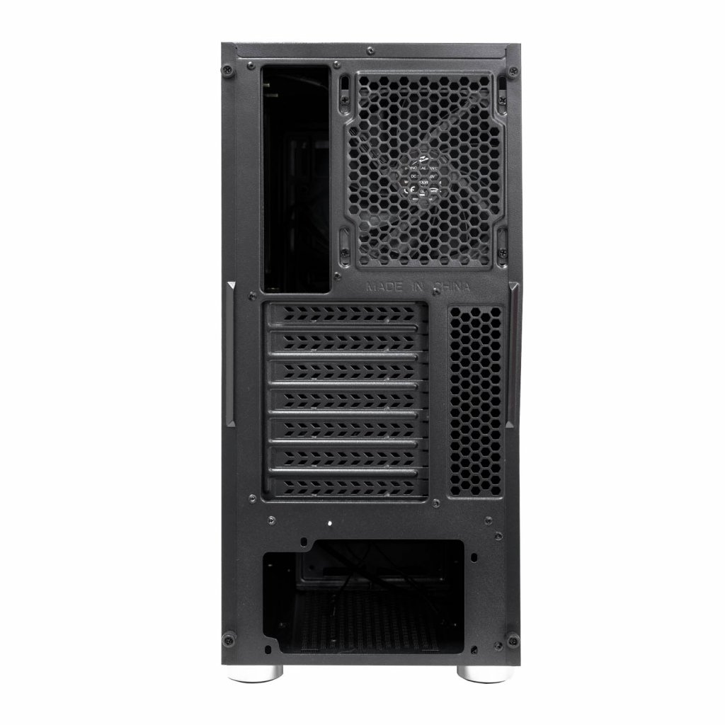 EVOLVEO Silens S1/ Midi Tower/ Transpar./ Čierna 