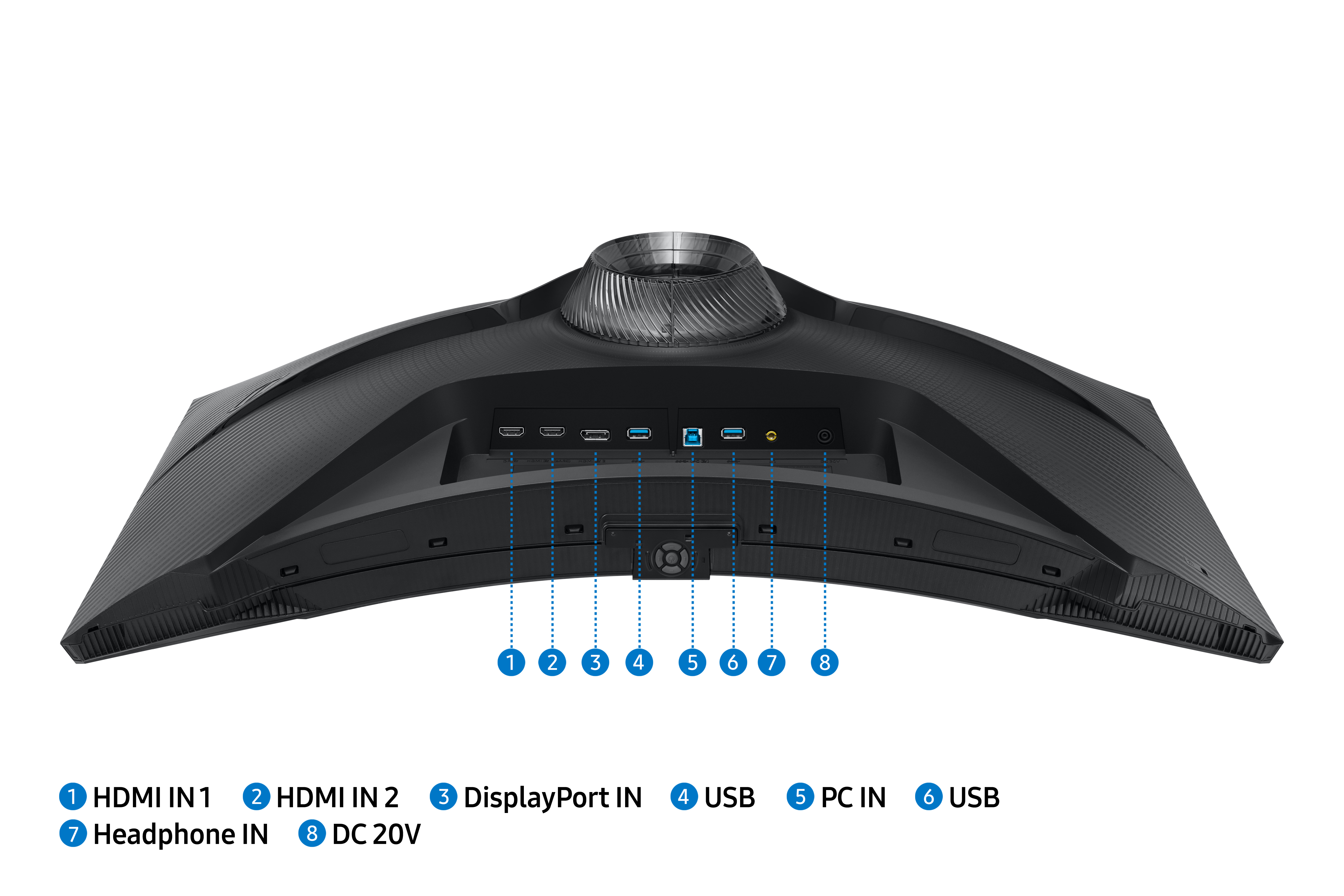 Samsung Odyssey G7 Neo/ G75NB/ 32"/ VA/ 4K UHD/ 165Hz/ 1ms/ Black/ 2R 