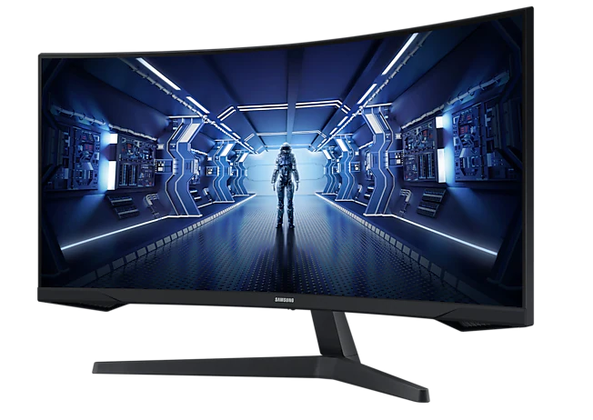Samsung Odyssey/ G55T/ 34"/ VA/ 3440x1440/ 165Hz/ 1ms/ Black/ 2R 