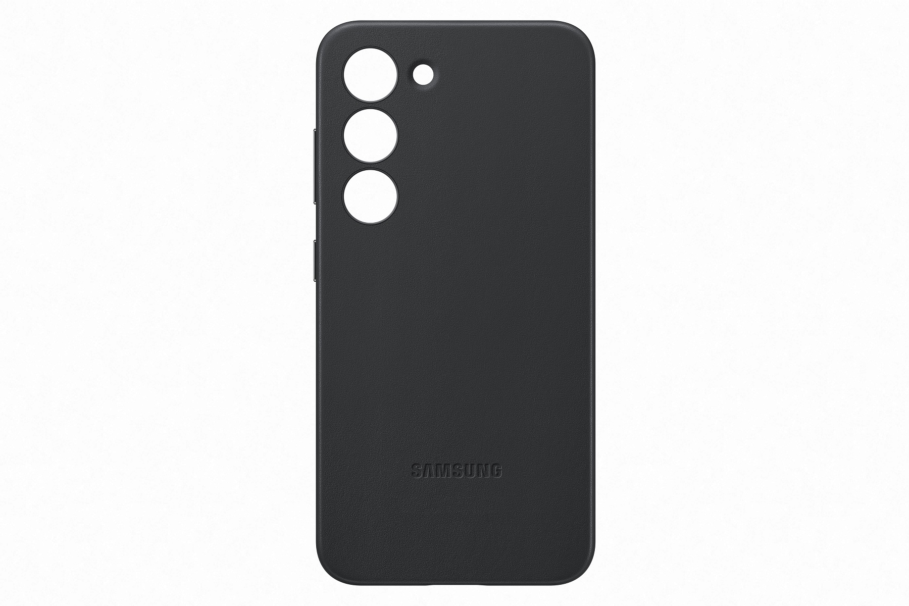 Samsung Kožený zadní kryt pro Samsung Galaxy S23+ Black 