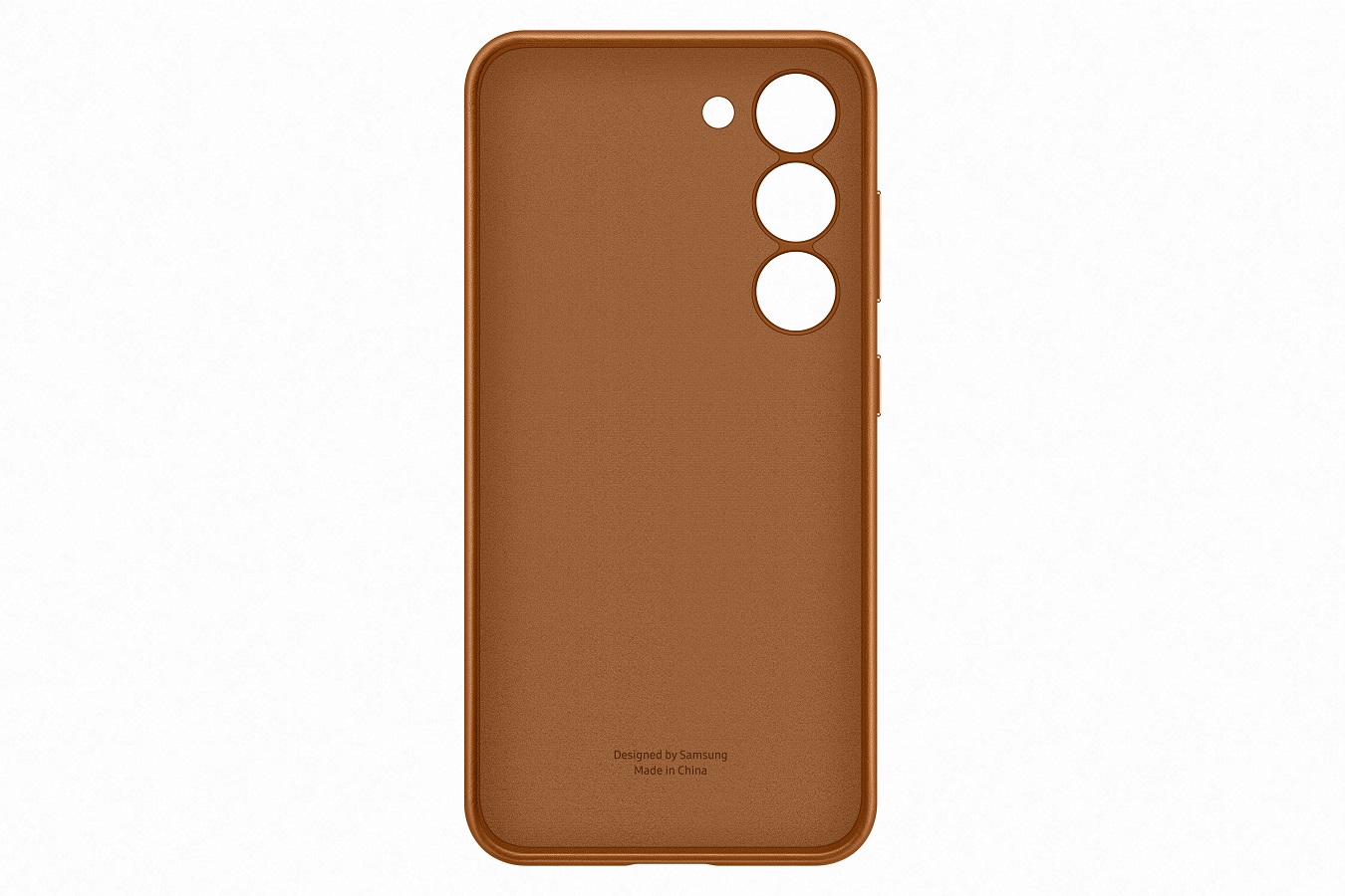 Samsung Kožený zadný kryt pre Samsung Galaxy S23+ Camel 