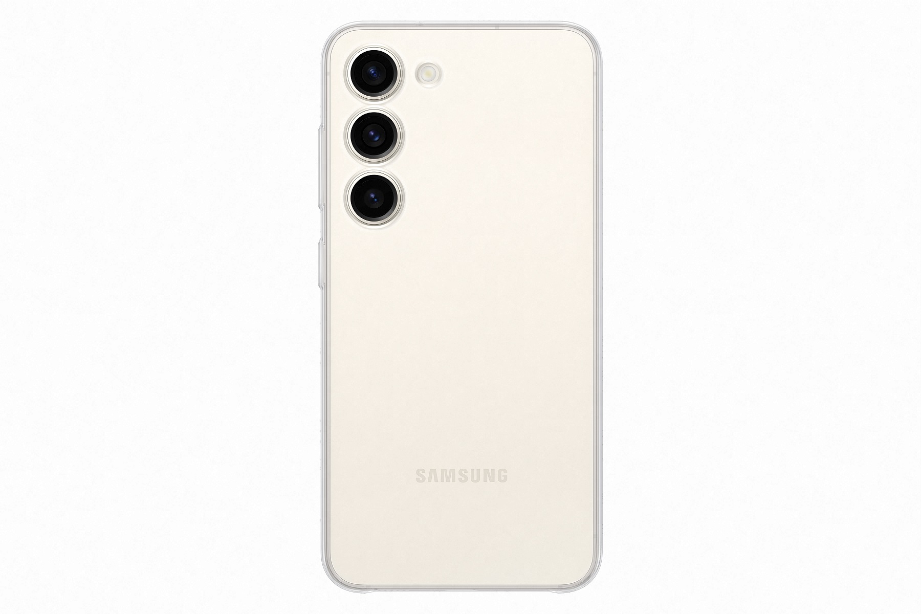 Samsung Průhledný zadní kryt pro Samsung Galaxy S23+ 