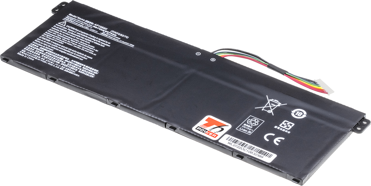 Batéria T6 Power pre Acer Aspire 3 A314-22, A315-23, Spin 1 SP114-31, 3830mAh, 43Wh, 3cell, Li-ion