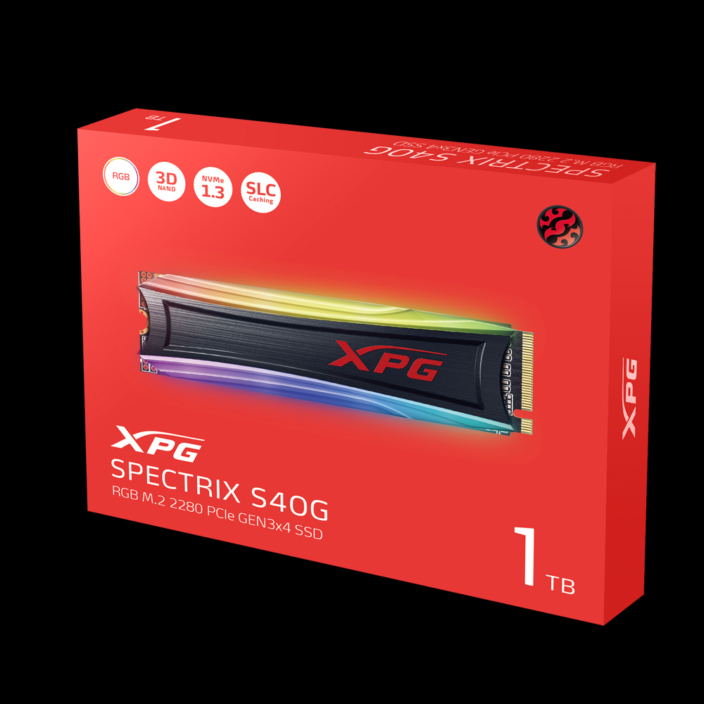 ADATA XPG SPECTRIX S40G/ 1TB/ SSD/ M.2 NVMe/ RGB/ 5R 