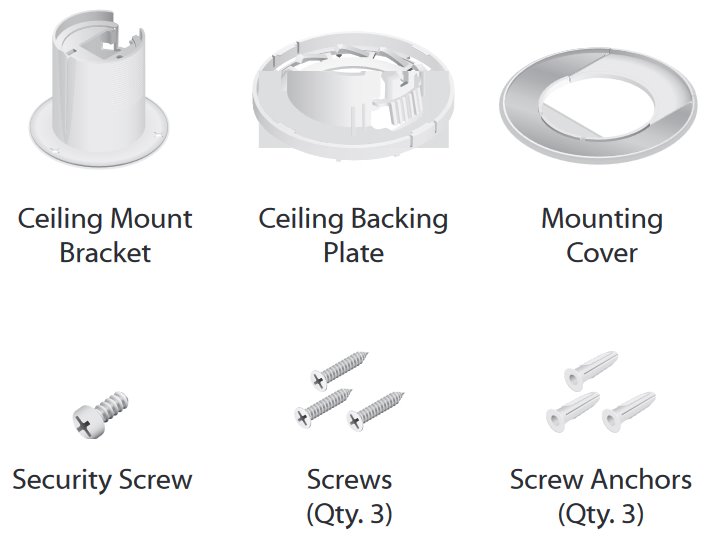 UBNT UVC-G3-FLEX stropný držiak,  3 balenia 