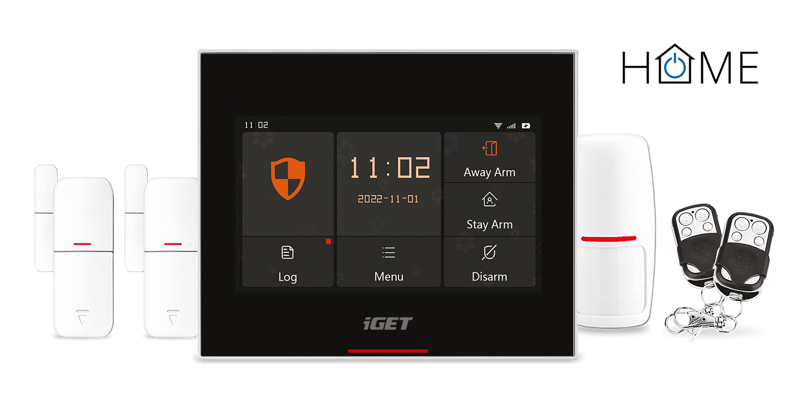 iGET HOME X5 - Inteligentní Wi-Fi/ GSM alarm, v aplikaci i ovládání IP kamer a zásuvek, Android, iOS 