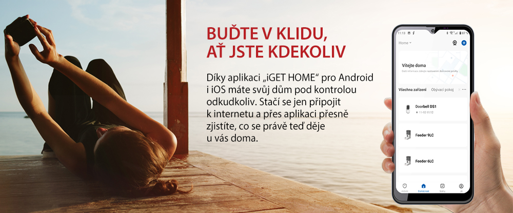 iGET HOME X5 - Inteligentný Wi-Fi/ GSM alarm, v aplikácii aj ovládanie IP kamier a zásuviek, Android, iOS 