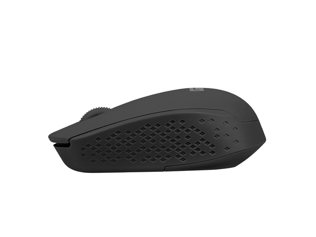 Myš Natec STORK/ Kancelárska/ Optická/ 1 600 DPI/ Bezdrôtová USB/ Čierna 