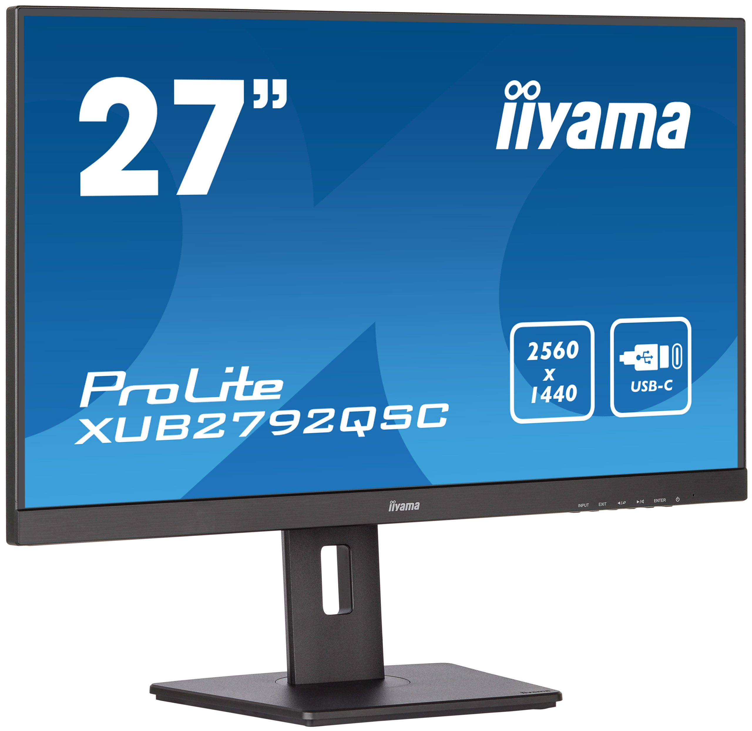 iiyama ProLite/ XUB2792QSC-B5/ 27"/ IPS/ QHD/ 75Hz/ 4ms/ Black/ 3R 