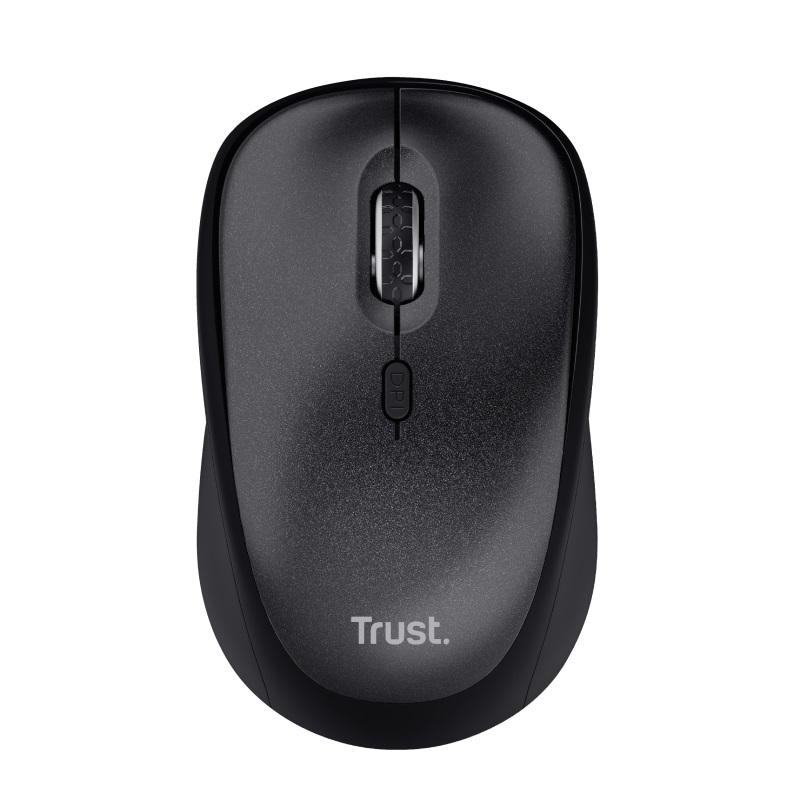 TRUST TM-201/ Kancelárska/ Optická/ 1 600 DPI/ Bezdrôtová USB/ Čierna