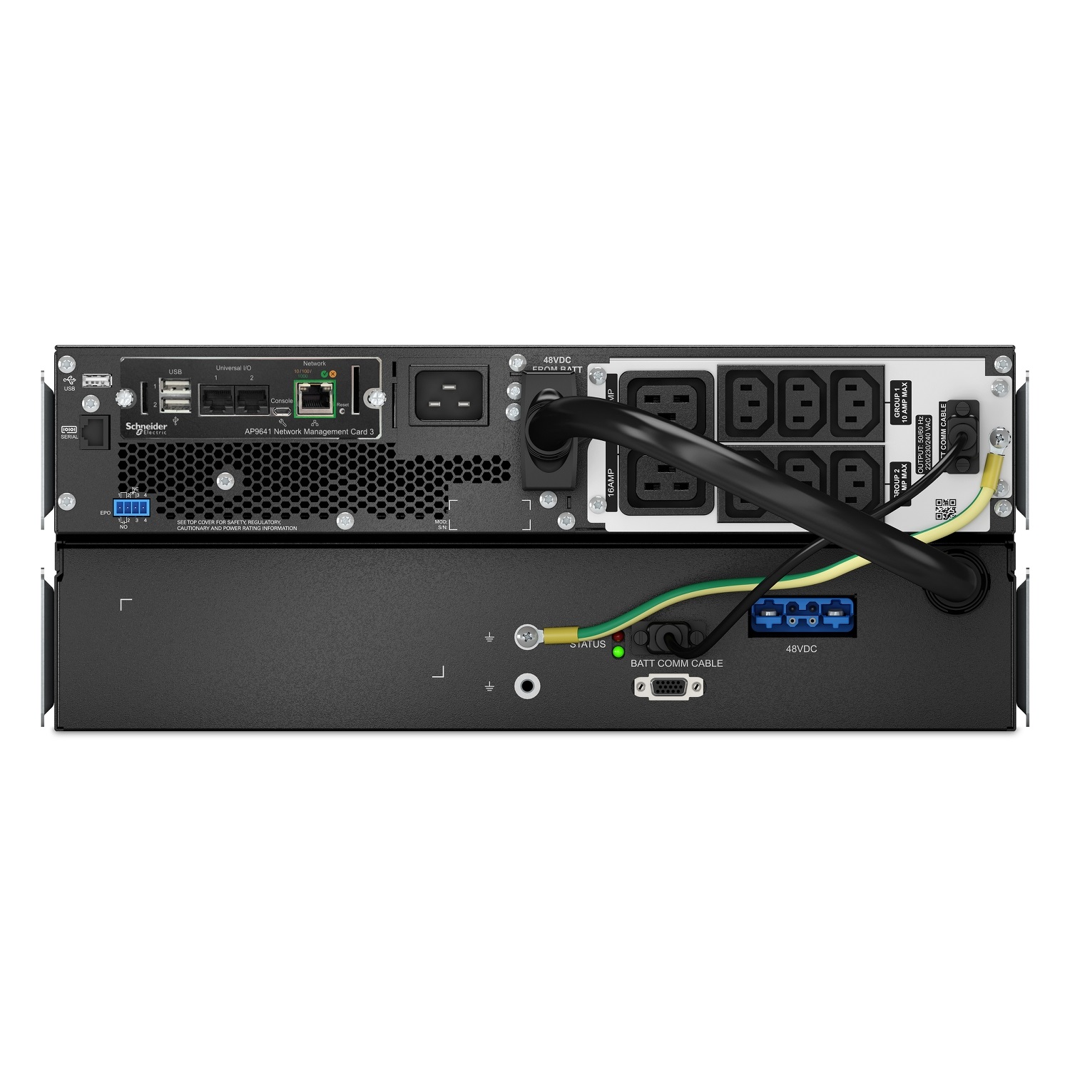 APC Smart-UPS SRT Li-Ion 2200VA RM 230V,  with Netwok Card,  4U,  (1980W) 