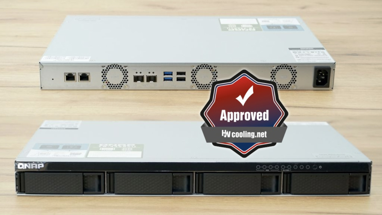 QNAP TS-435XeU-4G (2, 2GHz, 4GB RAM, 4x SATA, 2x M.2 NVMe, 2x 2, 5GbE, 2x 10GbE SFP+, malá hĺbka)