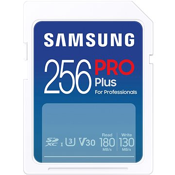 256 GB . SDXC karta Samsung PRO Plus 2023 Class 10