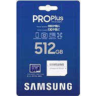Samsung/ micro SDXC/ 512GB/ Class 10/ + Adaptér/ Modrá 