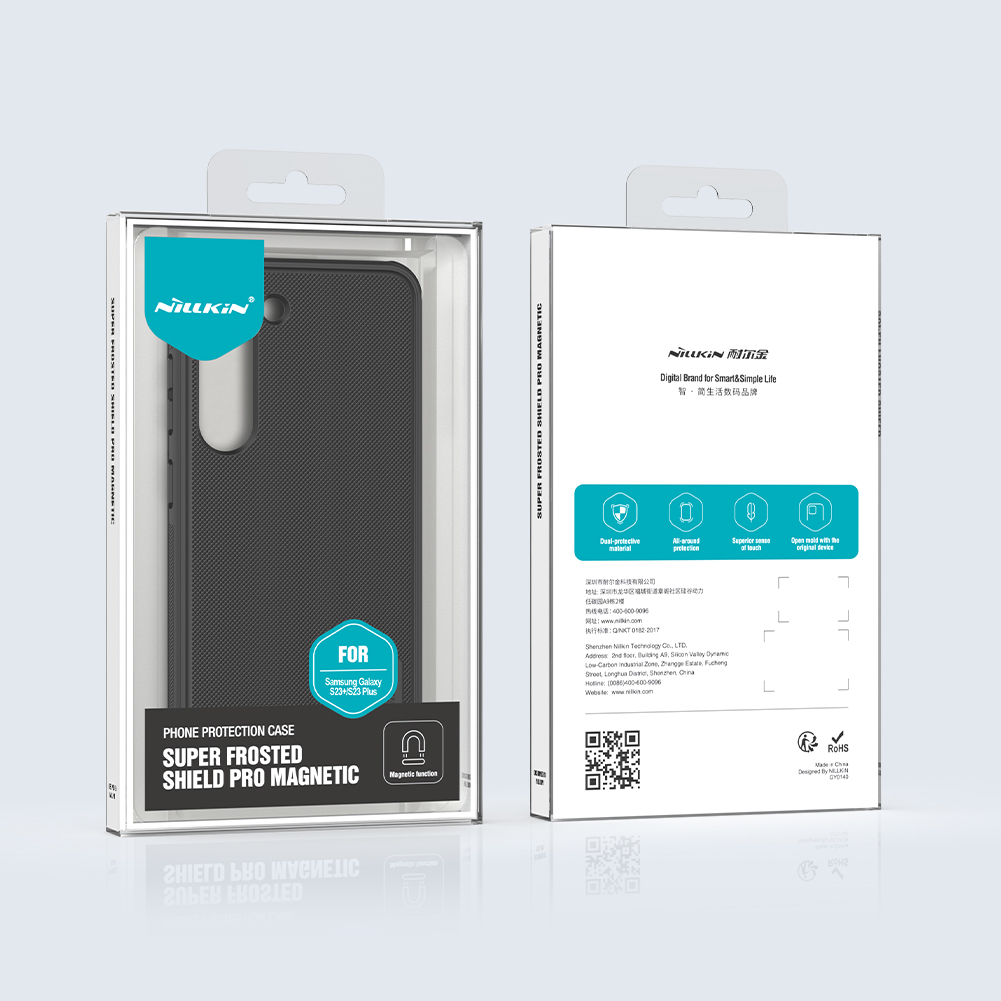 Nillkin Frosted PRO Magnetic Zadný Kryt pre Samsung Galaxy S23 Black 