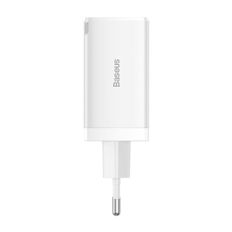 Baseus CCGP120202 GaN5 Pro Quick Nabíjačka USB + 2x USB-C 65W White 