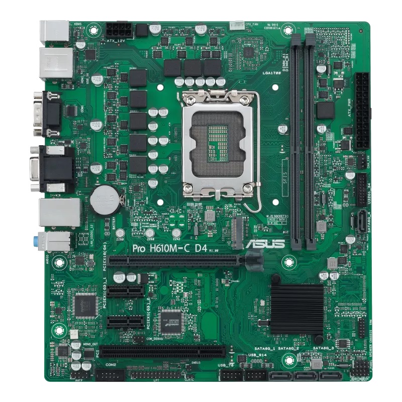 ASUS Pro H610M-C D4-CSM/ LGA 1700/ mATX