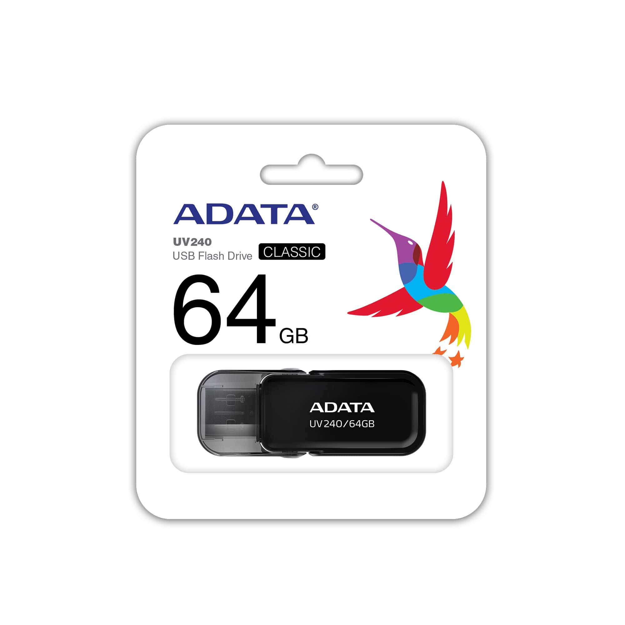 ADATA UV240/ 32GB/ USB 2.0/ USB-A/ Čierna 