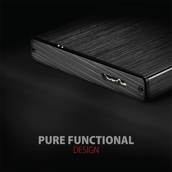 AXAGON EE25-XA6, USB 3.2 Gen 1 - SATA 6G, 2.5" externý ALINE box 