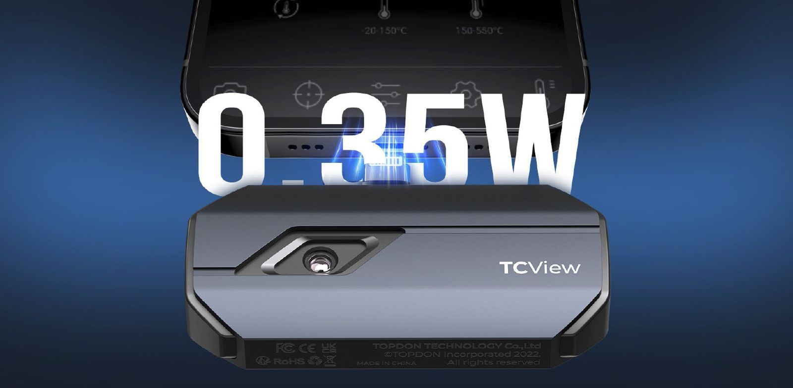 TOPDON TCView TC002 termálna infra kamera 