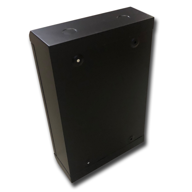 10" rack jednodielny 12U/ 140 DATACOM čierny skl.dvere 