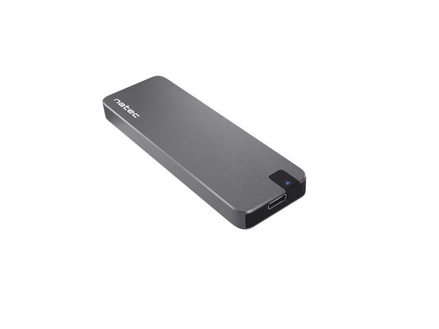 Externý box pre SSD Natec RHINO M.2 NVME USB-C 3.1 GEN 2, hliníkový