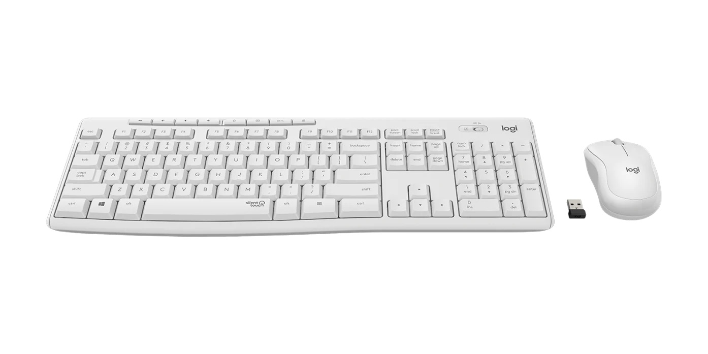 bezdrôtový set Logitech MK295, White US INTL 