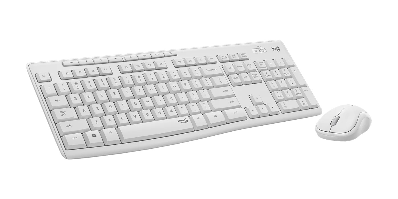 bezdrátový set Logitech MK295, White US INTL 