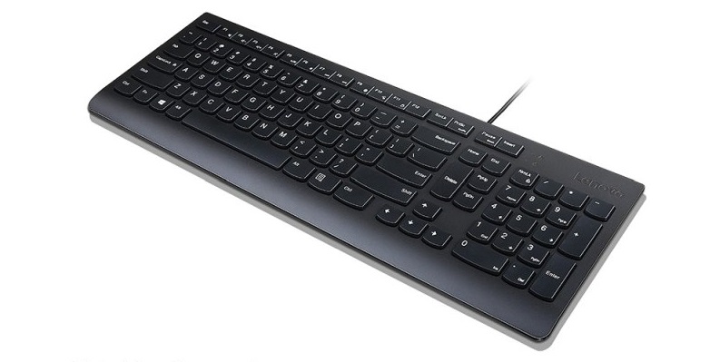 Lenovo Essential/ Drôtová USB/ HU layout/ Čierna 