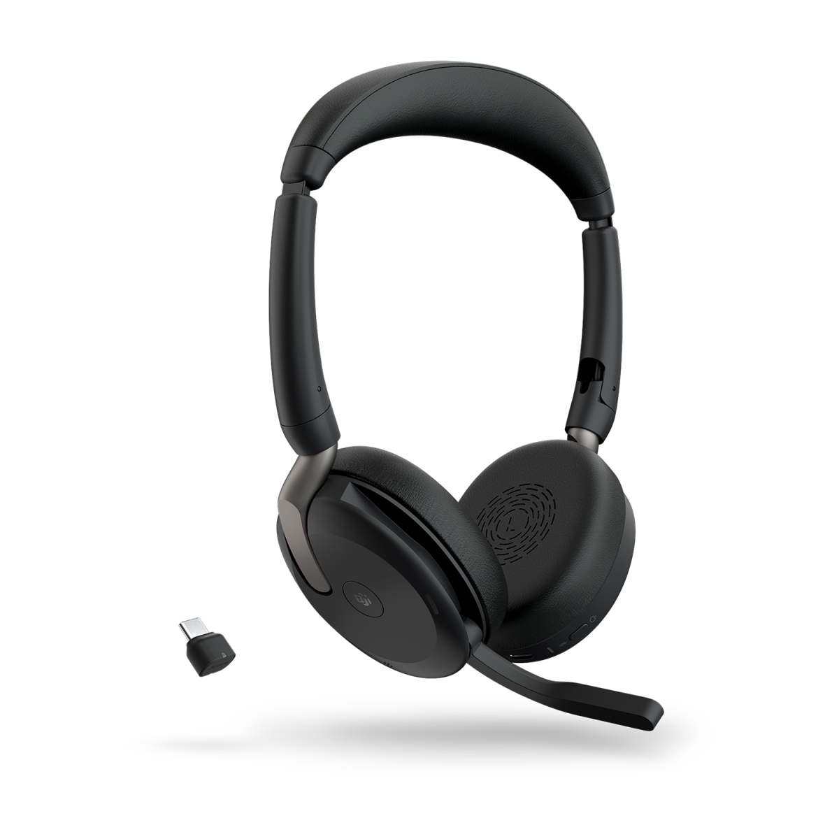 Jabra Evolve2 65 Flex/ Stereo/ ANC/ USB-C/ BT-USB/ Bezdrať/ MS/ Čierna 