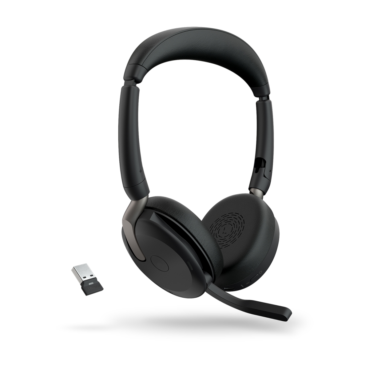 Jabra Evolve2 65 Flex, Link380a UC Stereo QI 