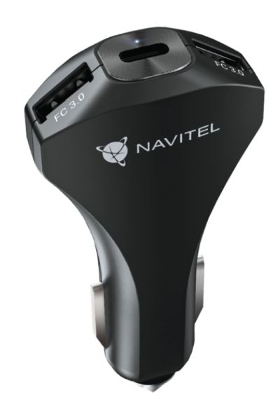Nabíjačka do auta Navitel USP45 Slim čierna