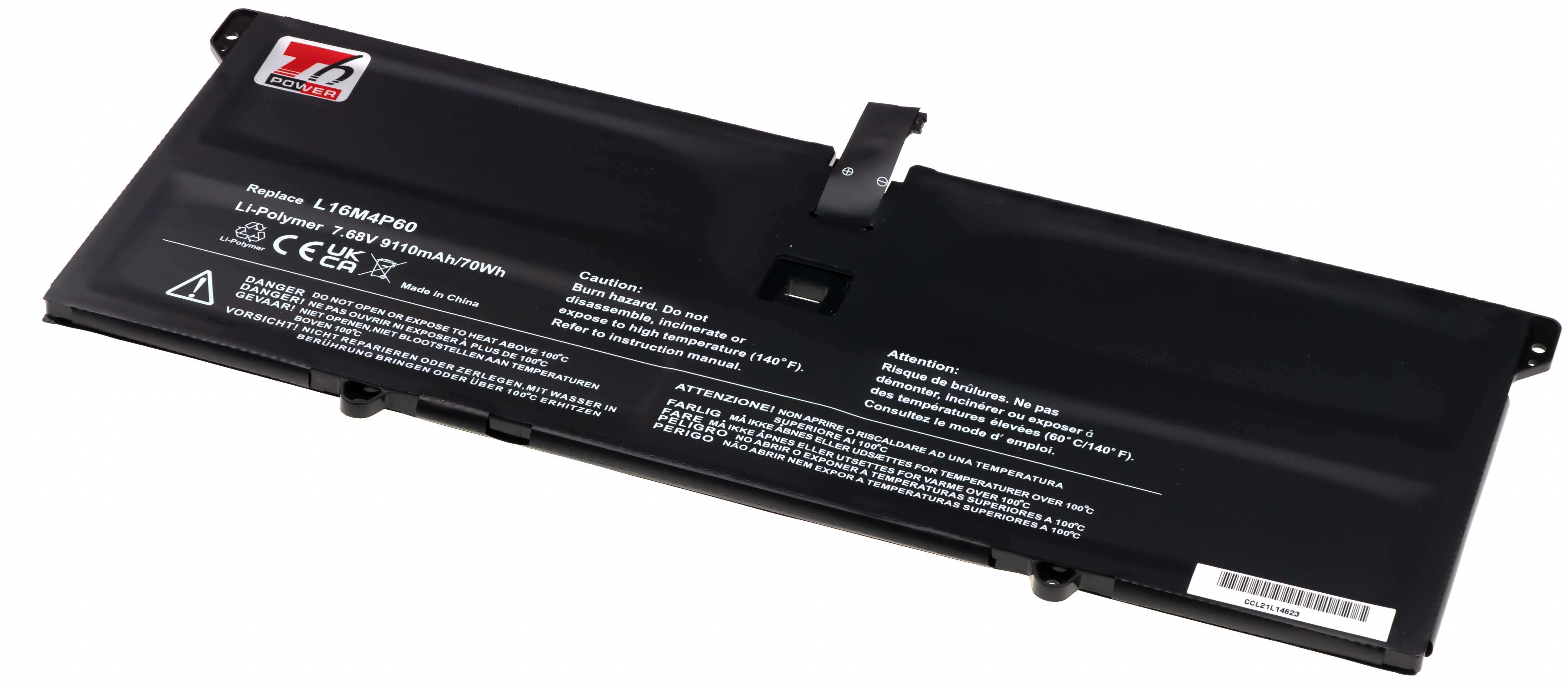 Batéria T6 Power pre Lenovo Yoga 920-13IKB, 9110mAh, 70Wh, 4cell, Li-pol