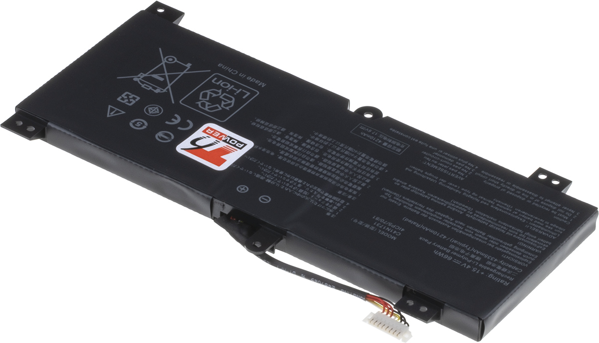 Batéria T6 Power Asus ROG Strix GL504GM, GL504GS, GL504GV, GL504GW, 4335mAh, 66Wh, 4cell, Li-pol 