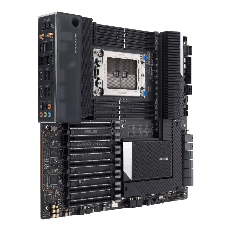 ASUS MB Sc sWRX8 PRO WS WRX80E-SAGE SE WIFI II, AMD WRX80, 8xDDR4, WI-FI, E-ATX 