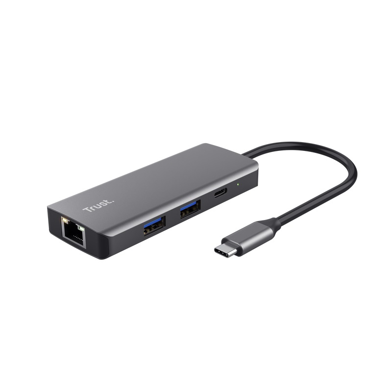 TRUST 6-in-1 USB-C Multi-Port Adapter 